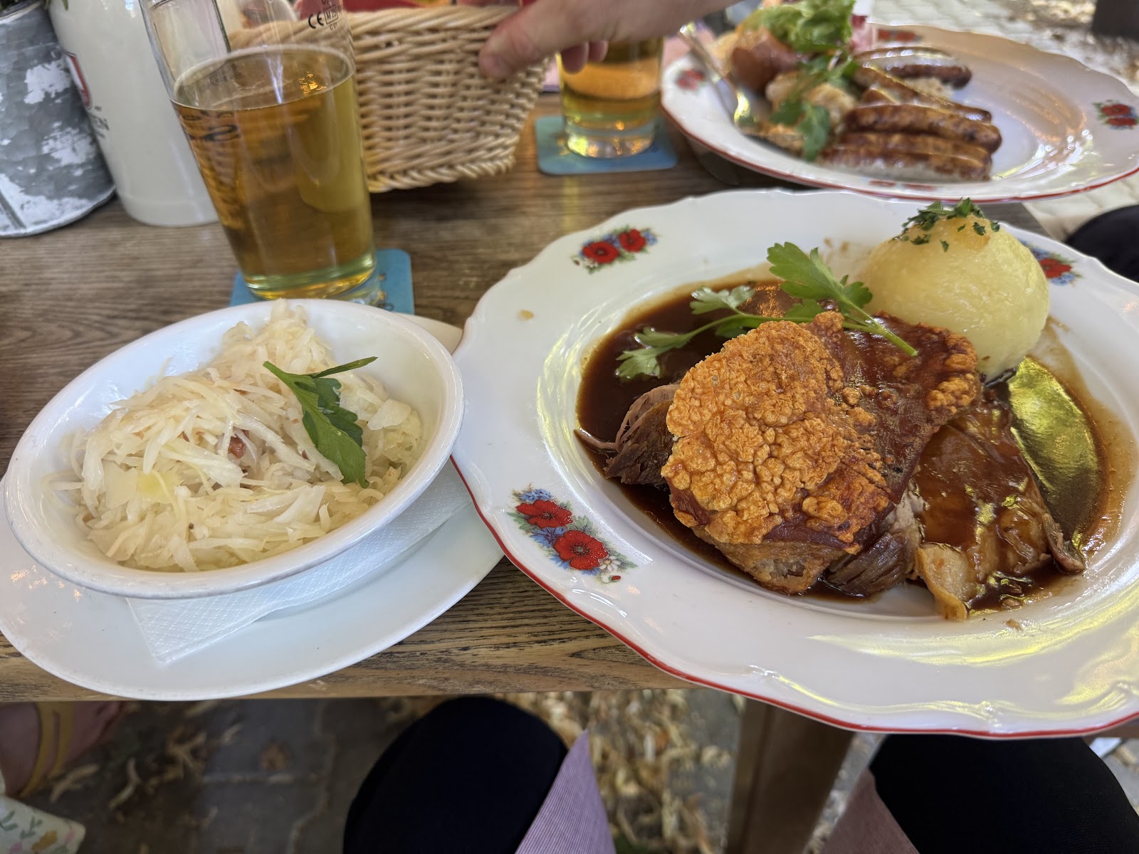 Schnitzel mit Spätzle